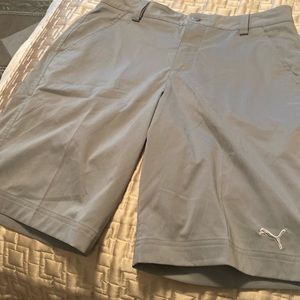 Puma grey nylon shorts size 30